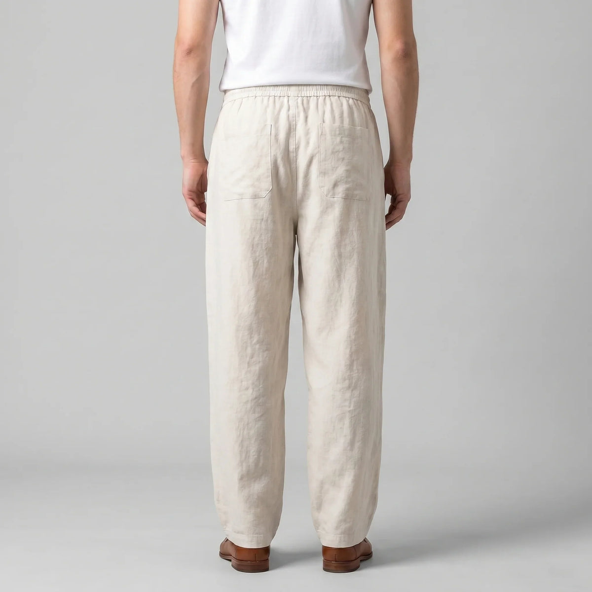 Men's Baggy Linen Pants 3