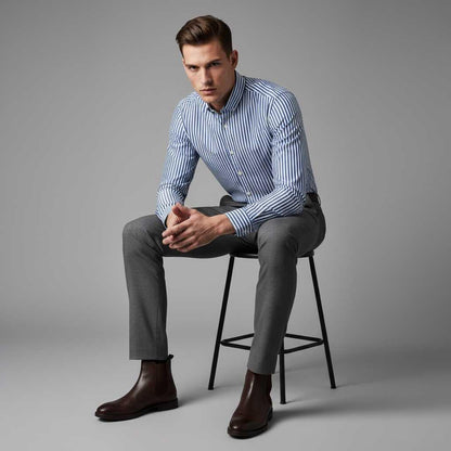 Antonio Striped Shirt | Men's Dress Shirt for Summer Style