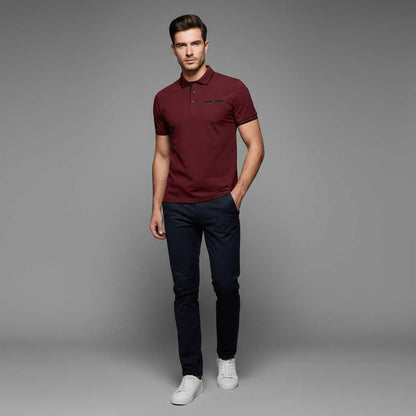 Elegant Men's Polo Shirt | Classic Fit Casual Wear