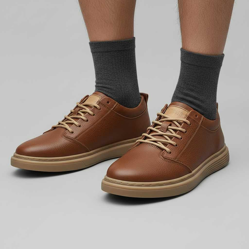 Men's Leather Sneakers | Stylish Mens Trainers