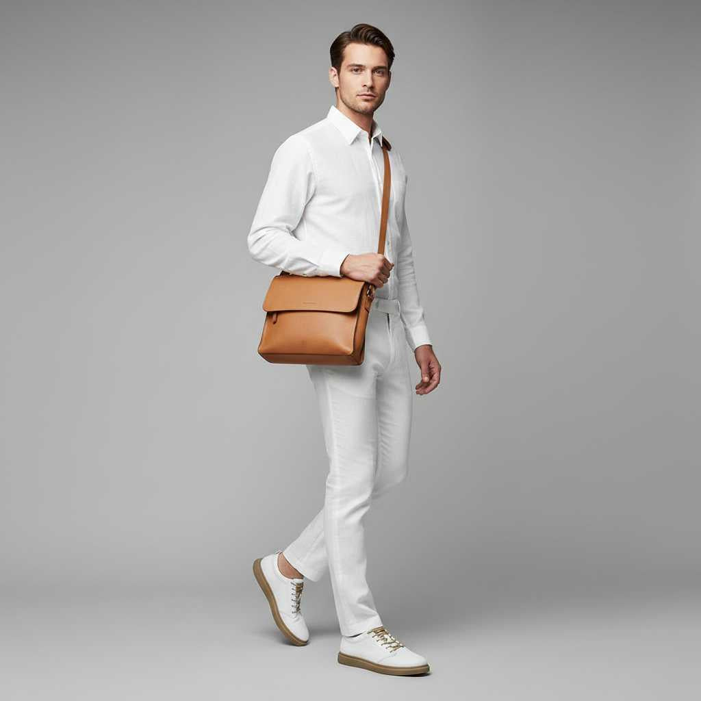 Men's Leather Sneakers | Stylish Mens Trainers