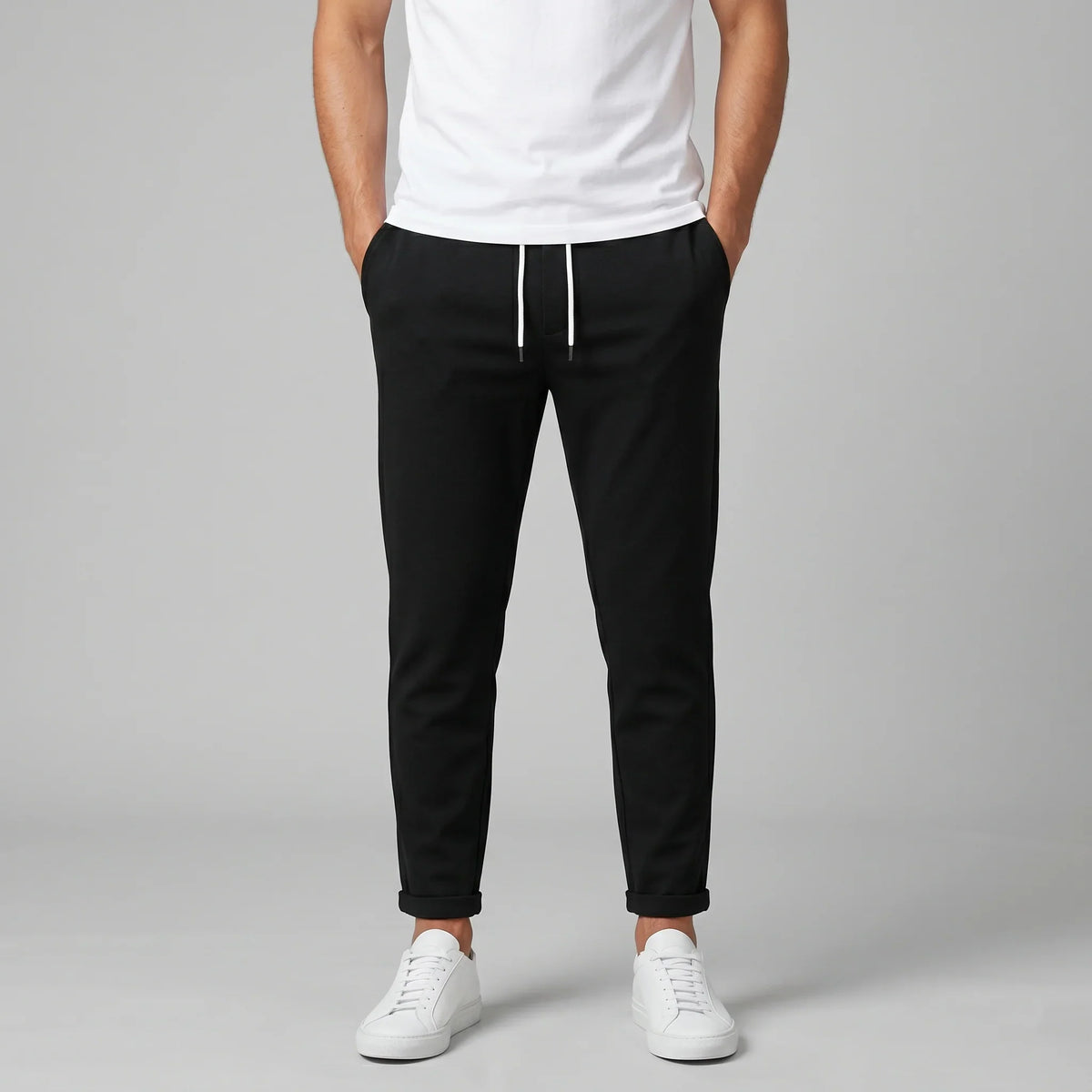 Men's Drawstring Tailored Trousers 5