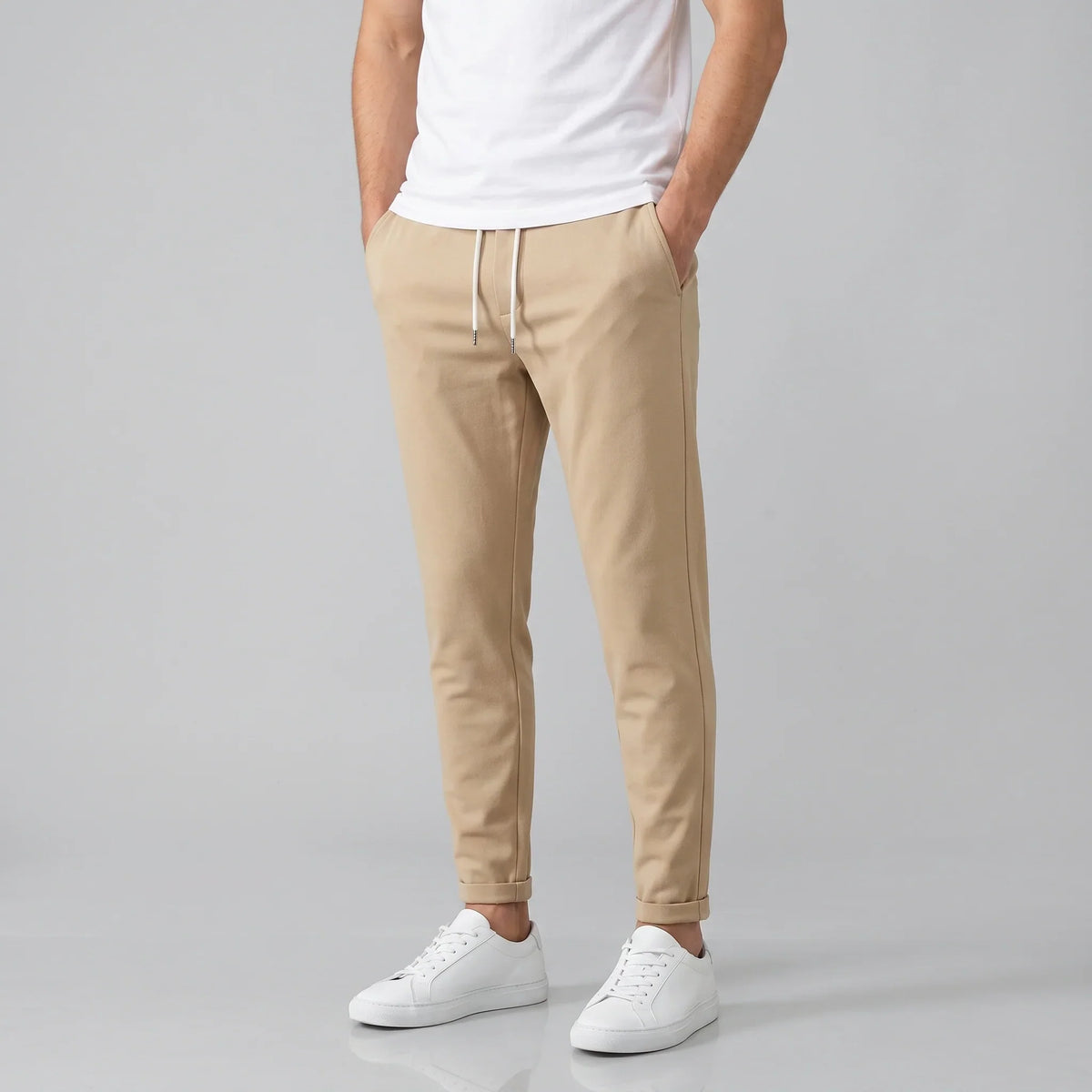 Men's Drawstring Tailored Trousers 9