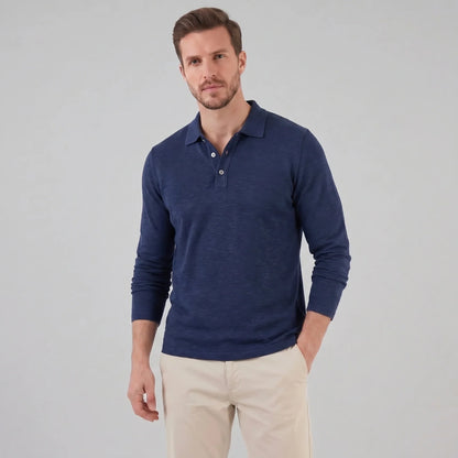 Men's Long Sleeve Polo Shirt 11