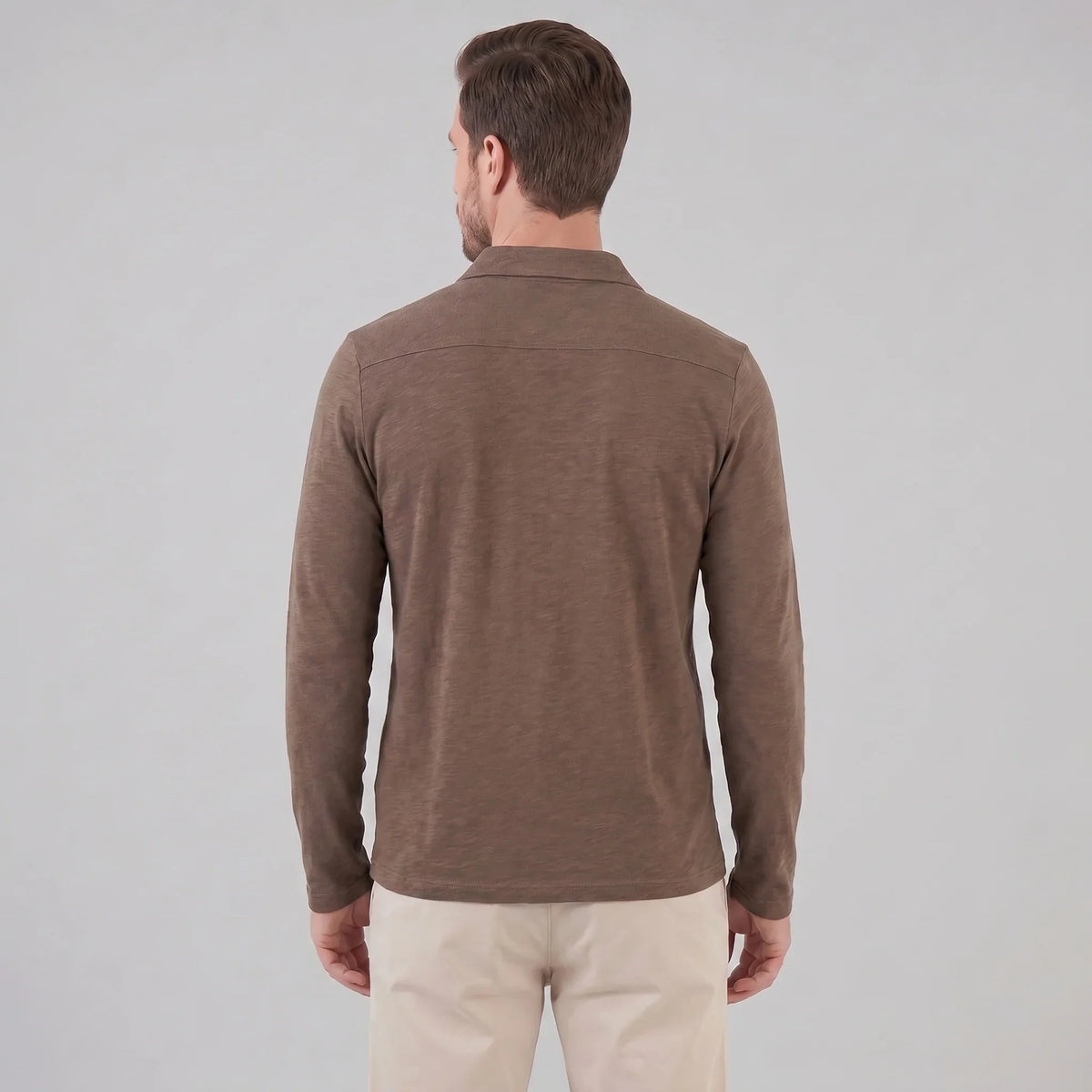 Men's Long Sleeve Polo Shirt 2
