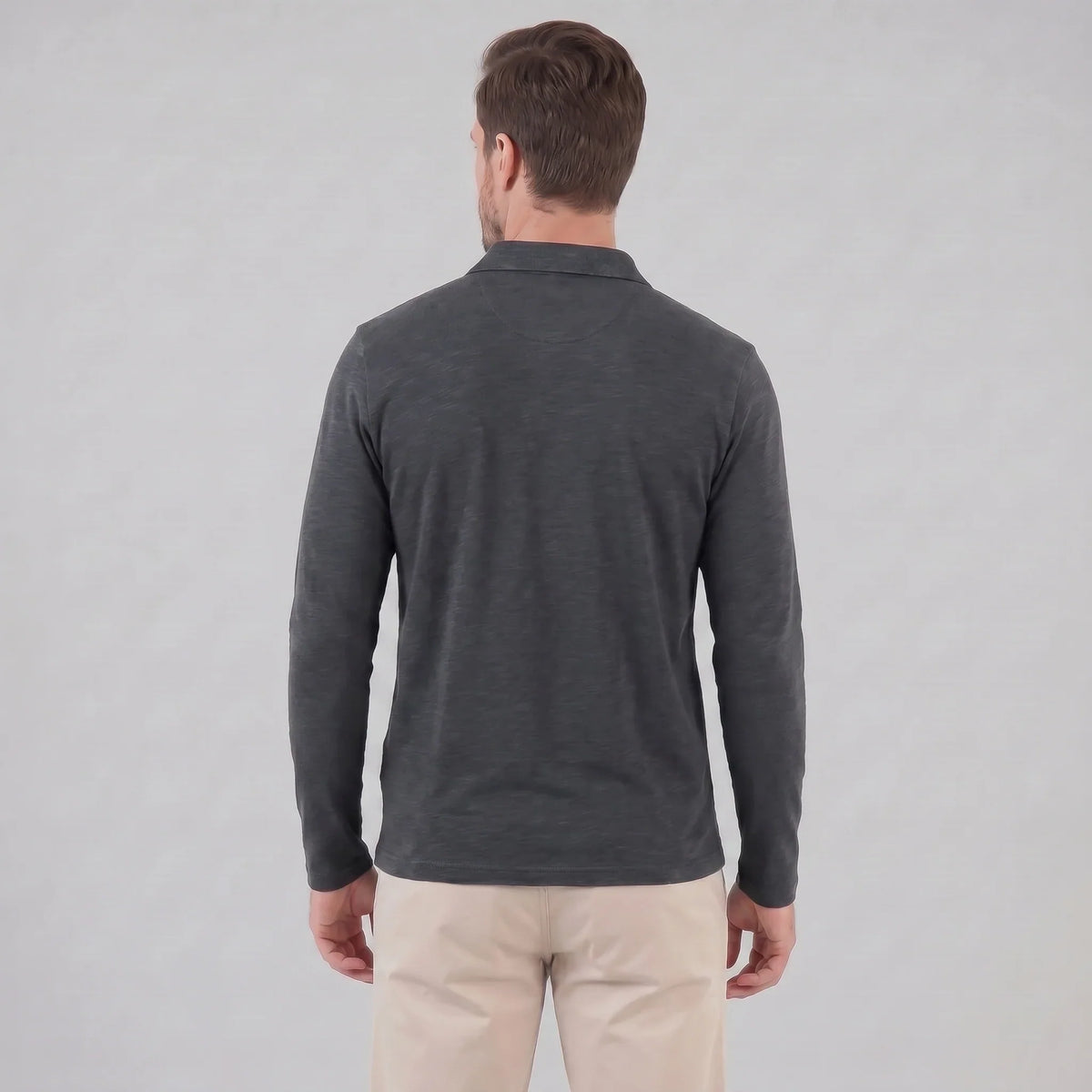 Men's Long Sleeve Polo Shirt 7
