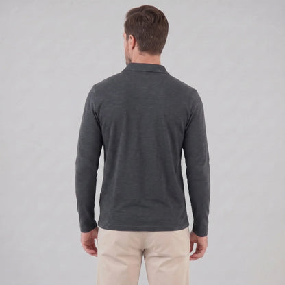 Men's Long Sleeve Polo Shirt 7