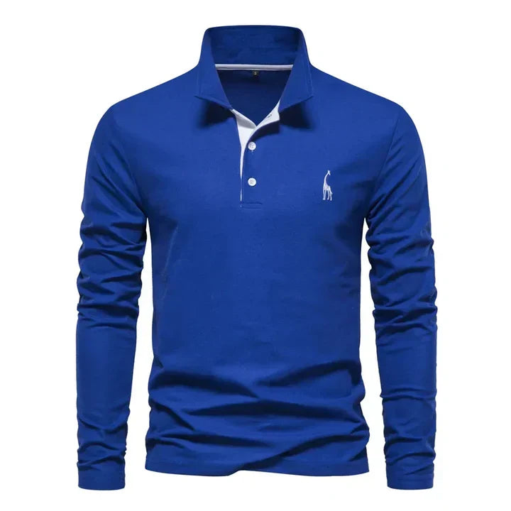 Men's Long Sleeve Polo Shirt Classic Fit | Polo Shirts 1