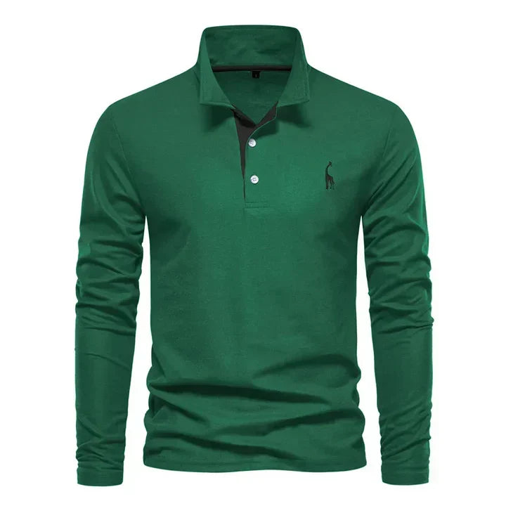 Men's Long Sleeve Polo Shirt Classic Fit | Polo Shirts 2