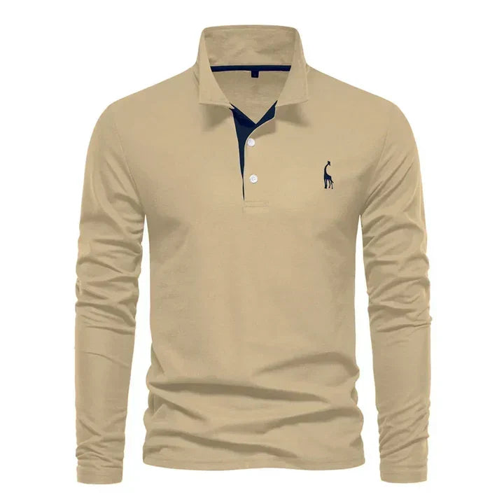Men's Long Sleeve Polo Shirt Classic Fit | Polo Shirts 4