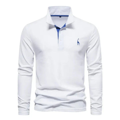 Men's Long Sleeve Polo Shirt Classic Fit | Polo Shirts 6