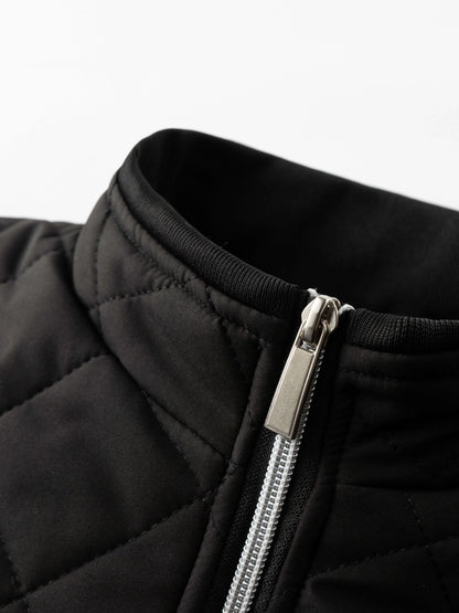 Men's Quilted Winter Jacket | Men's Winter Coat Warm Long Sleeve 4