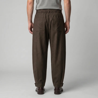 Men's Relaxed Drawstring Tapered Trousers 2