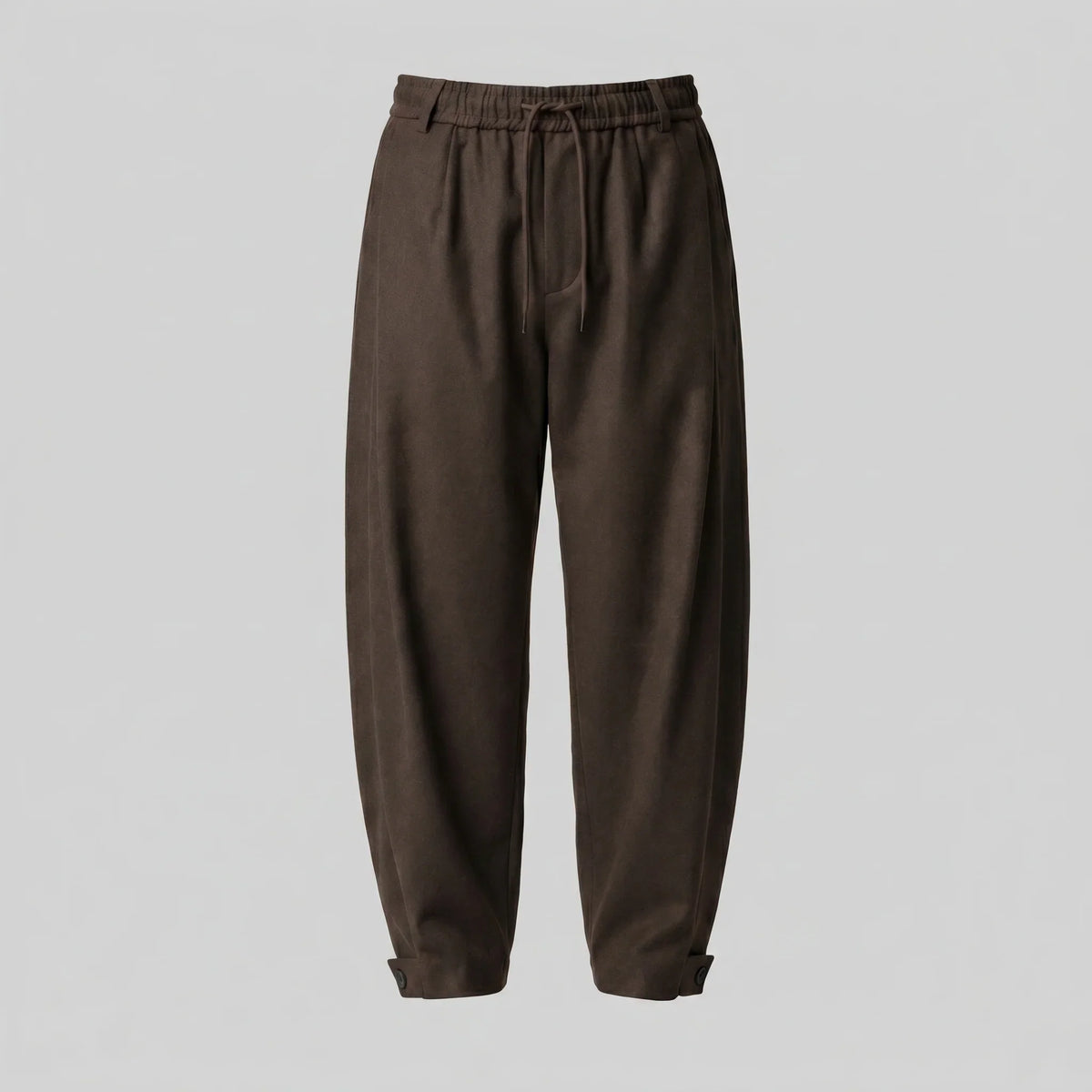 Men's Relaxed Drawstring Tapered Trousers 4
