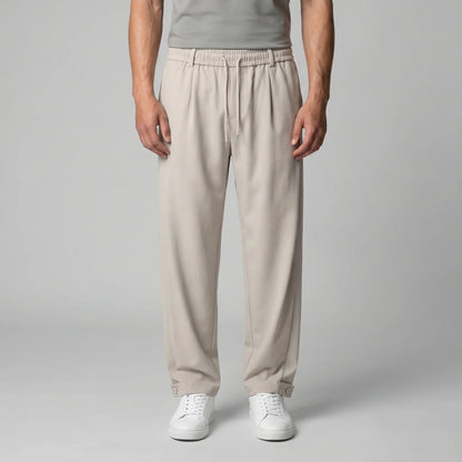Men's Relaxed Drawstring Tapered Trousers 5