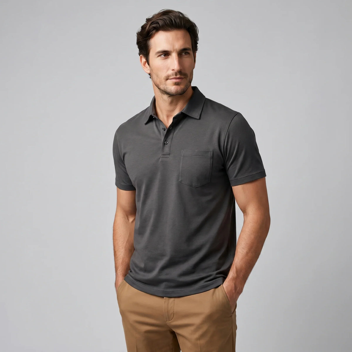 Men's Slim Fit Polo Shirt 0