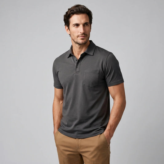 Men's Slim Fit Polo Shirt 0