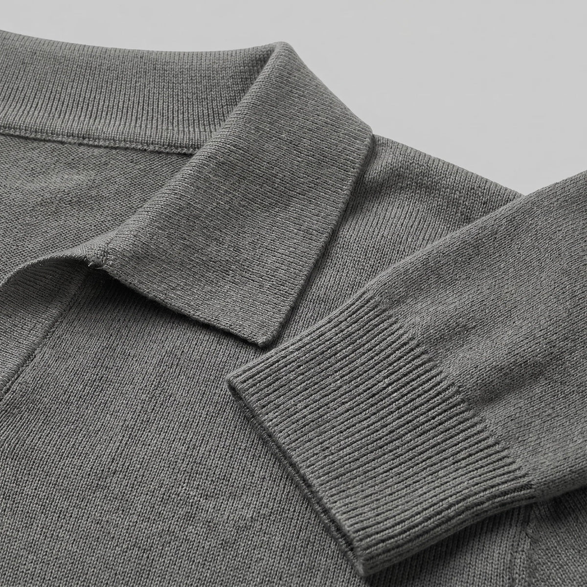 Men's Wool V-Neck Polo 3