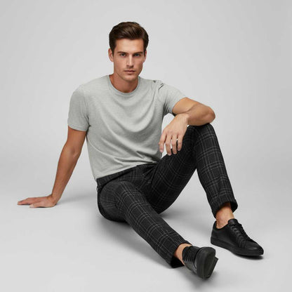 Sasha Checked Chinos | Men's Trousers for Casual Wear