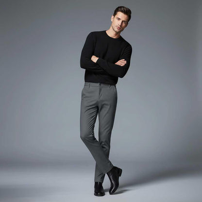 Saul Men's Slim Fit Stretch Chinos | Men's Trousers